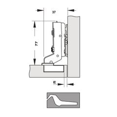 Bản Lề Legato Lọt Lòng Cucina 334.00.063 ảnh 3