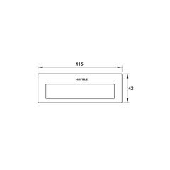 Tay Nắm Âm Cho Cửa Hafele 489.72.144 ảnh 2
