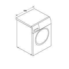 Washer-dryer white 10kg/6kg 598x608x845 Hafele 534.94.550