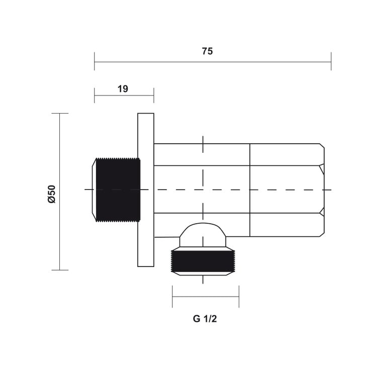 Van khóa nước lục giác 2 đường nước G1/2 Hafele 589.25.870 - Lợi ích của van 2 đường 589.25.870