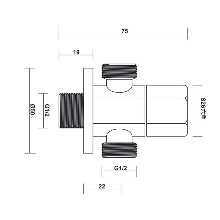 Van góc màu đen 2 đường nước ra G1/2 Hafele 589.25.872 - Van góc màu đen Hafele 589.25.872 là gì?