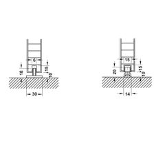 Phụ Kiện Cửa Trượt Slido Classic 160-K Hafele 940.82.255 ảnh 4
