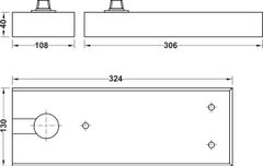 Bản Lề Sàn DCL41 EN3 105Kg Hafele 932.84.020 ảnh 3