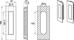 Tay Nắm Âm Hafele 903.11.960 ảnh 2