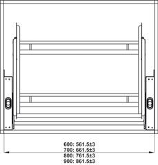 Giá Bát Đĩa Nâng Hạ Oria 800mm Hafele 504.76.507 ảnh 5