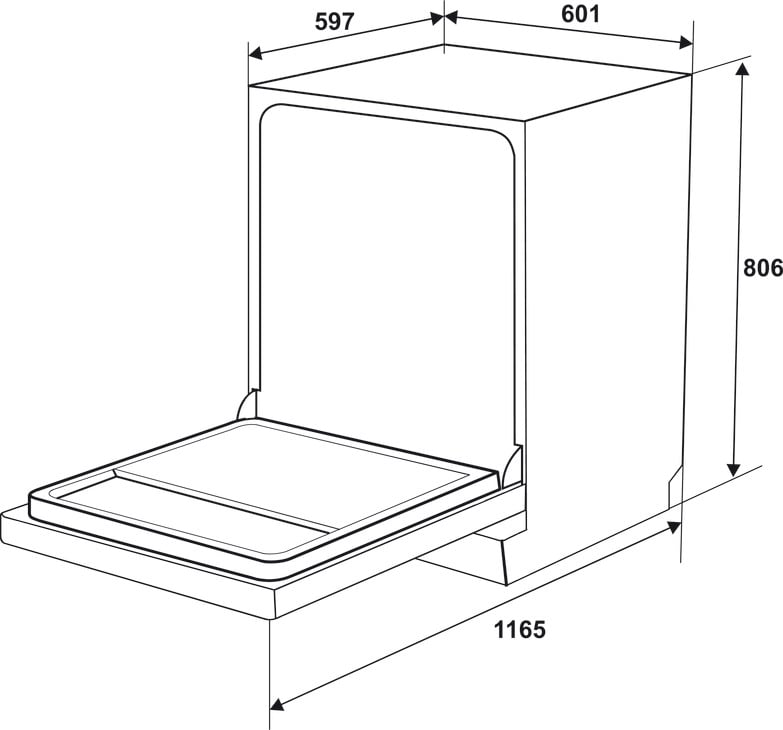 Máy Rửa Chén Độc Lập HDW-F601B Hafele 535.29.670 - Chọn máy rửa chén theo số người và kiểu lắp Máy Rửa Chén Độc Lập HDW-F601B Hafele 535.29.670 - Chọn máy rửa chén theo số người và kiểu lắp