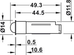 Công tắc cảm biến chuyển động, màu đen Hafele 833.89.333 ảnh 3