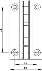 Bản Lề Kính - Tường 90º Màu Đen Hafele 981.77.901 ảnh 3