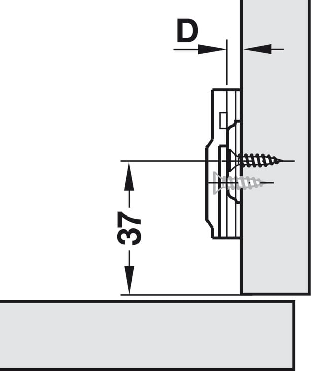 Đế Bản Lề Metalla SM Không Bật Hafele 315.98.670 - Giữ đế bản lề Metalla SM không bật Häfele 315.98.670 luôn bền đẹp Đế Bản Lề Metalla SM Không Bật Hafele 315.98.670 - Giữ đế bản lề Metalla SM không bật Häfele 315.98.670 luôn bền đẹp