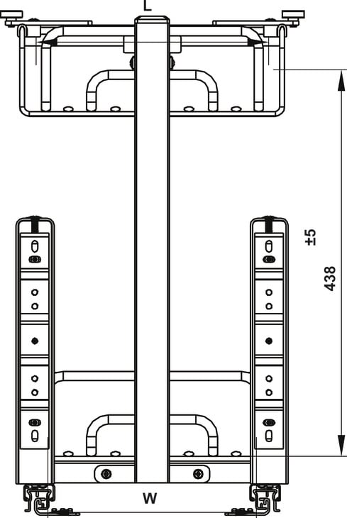 Rổ gia vị Omero SUS304 ovan 250 Hafele 547.10.062 - Giữ rổ gia vị Omero SUS304 ovan 250 547.10.062 luôn sáng đẹp, vận hành êm