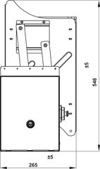 Kệ Chén Đĩa Nâng Hạ Oria 900mm Hafele 504.71.075 ảnh 4