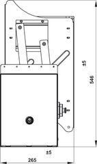 Kệ Chén Đĩa Nâng Hạ Oria 700mm Hafele 504.71.074 ảnh 4