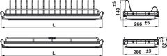 Kệ Chén Đĩa Cố Định Oria 600mm Hafele 544.07.013 ảnh 3