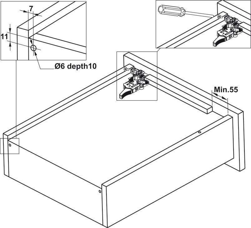 Ray Âm Matrix UM 500mm Giảm Chấn Hafele 433.32.135 - Những thông số cần kiểm tra trước khi mua ray Ray Âm Matrix UM 500mm Giảm Chấn Hafele 433.32.135 - Những thông số cần kiểm tra trước khi mua ray