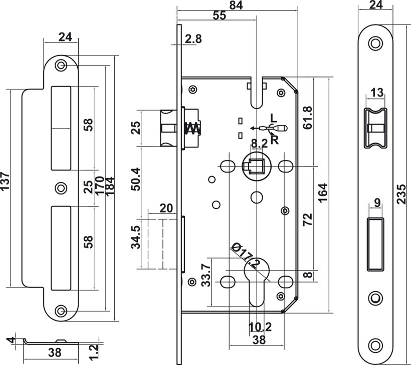 Bộ Khóa Tay Nắm Cửa DIY Set A Hafele 499.63.601 - Những lưu ý khi lắp thân khóa cửa Bộ Khóa Tay Nắm Cửa DIY Set A Hafele 499.63.601 - Những lưu ý khi lắp thân khóa cửa