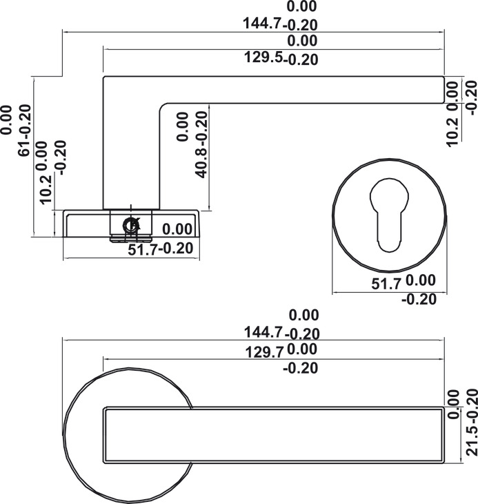 Bộ Khóa Tay Nắm Cửa DIY Set E Hafele 499.63.632 - Vai trò của thân khóa trong một bộ khóa cửa Bộ Khóa Tay Nắm Cửa DIY Set E Hafele 499.63.632 - Vai trò của thân khóa trong một bộ khóa cửa