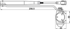 Tay Đẩy Hơi Cùi Chỏ 80Kg DC413 Hafele 489.30.036 ảnh 2