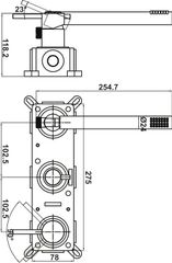 Bộ Sen Âm Tường Kèm Sen Tay Retro Hafele 589.15.300 ảnh 2