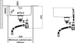 Chậu Rửa Chén Bát Inox HS24-SSN1S-490 Hafele 567.24.417 ảnh 4