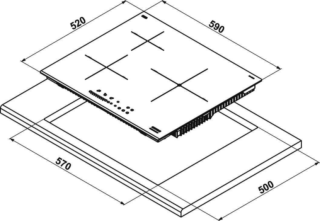 Bếp từ 3 vùng nấu Hafele HC-I6035B 533.09.961 - Công năng của bếp từ 3 vùng nấu HC-I6035B Hafele 533.09.961 trong bữa cơm hằng ngày