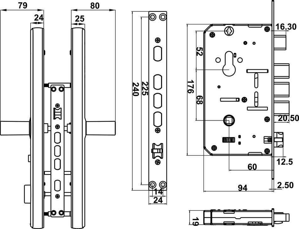 Khóa điện tử Hafele AL2402B màu đen 912.20.692 - Hướng dẫn lắp đặt khóa điện tử AL2402B màu đen Häfele 912.20.692 Khóa điện tử Hafele AL2402B màu đen 912.20.692 - Hướng dẫn lắp đặt khóa điện tử AL2402B màu đen Häfele 912.20.692