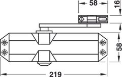 Thiết Bị Đóng Cửa Tự Động 60Kg Hafele 931.84.229 ảnh 2