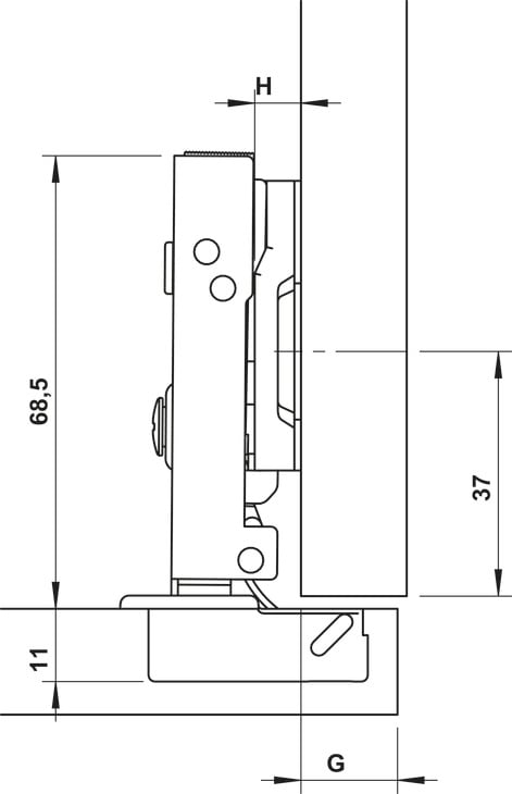 Bản Lề Trùm Ngoài Metalla SM DIY 110º Hafele 315.07.113 - Những thông số cần kiểm tra trước khi mua bản lề Bản Lề Trùm Ngoài Metalla SM DIY 110º Hafele 315.07.113 - Những thông số cần kiểm tra trước khi mua bản lề
