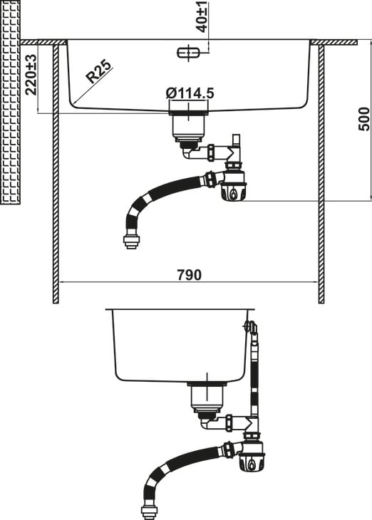 Chậu Rửa Chén Bát Inox R25 HS25-SSN1S-760 Hafele 567.24.482 - Cấu tạo và chất liệu của chậu rửa chén bát inox R25 HS25-SSN1S-760 Hafele 567.24.482 Chậu Rửa Chén Bát Inox R25 HS25-SSN1S-760 Hafele 567.24.482 - Cấu tạo và chất liệu của chậu rửa chén bát inox R25 HS25-SSN1S-760 Hafele 567.24.482