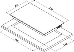 Bếp Từ 2 Vùng Nấu HC-I7326B Hafele 533.09.989 ảnh 3