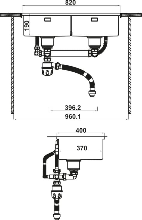 Chậu Rửa Chén Inox WS R10 HS25-SSN2S-8650 Hafele 567.94.024 - Quy trình lắp chậu rửa và bộ xả đúng kỹ thuật Chậu Rửa Chén Inox WS R10 HS25-SSN2S-8650 Hafele 567.94.024 - Quy trình lắp chậu rửa và bộ xả đúng kỹ thuật