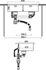 Chậu Rửa Chén Inox WS R10 HS25-SSN2S-8650 Hafele 567.94.024 ảnh 5
