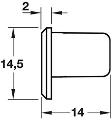 Nắp Che Thanh Dẫn Đèn Lắp Nổi Hafele 833.72.853 ảnh 3