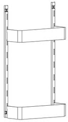 Rổ Gắn Cánh Door Agent Hafele 545.14.300 ảnh 5