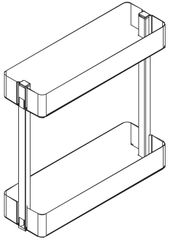 Kệ Đựng Gia Vị Base Agent 150mm Hafele 545.14.321 ảnh 5