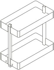 Kệ Đựng Gia Vị Maxi Agent 400mm Hafele 545.14.324 ảnh 6