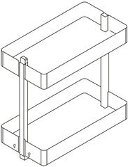 Kệ Đựng Gia Vị Maxi Agent 300mm Hafele 545.14.323 ảnh 6