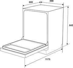 Máy rửa chén Hafele HDW-F601G 535.29.592 ảnh 3