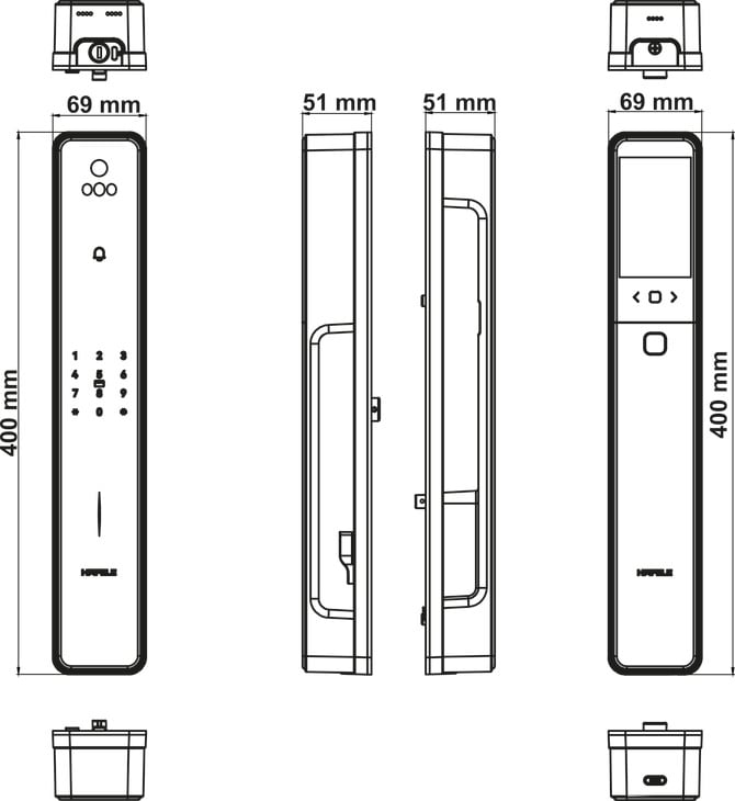 Khóa Điện Tử Infinity-PP2502W Hafele 499.21.223 - Lưu ý khi lắp và cài đặt khóa điện tử Khóa Điện Tử Infinity-PP2502W Hafele 499.21.223 - Lưu ý khi lắp và cài đặt khóa điện tử