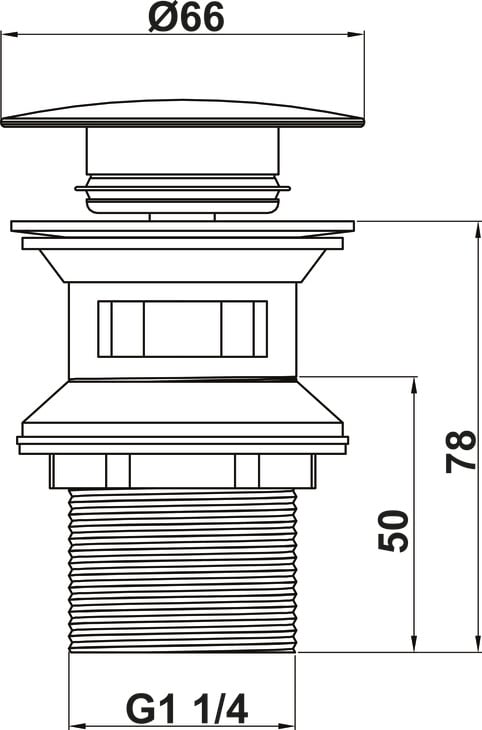 Bộ xả pop-up DIY có xả tràn Hafele 495.61.976 - Bên trong vòi, bộ trộn và phụ kiện xả lavabo Bộ xả pop-up DIY có xả tràn Hafele 495.61.976 - Bên trong vòi, bộ trộn và phụ kiện xả lavabo