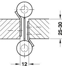 Bản Lề Bật 2 Chiều 4'' Hafele 927.97.020 ảnh 3
