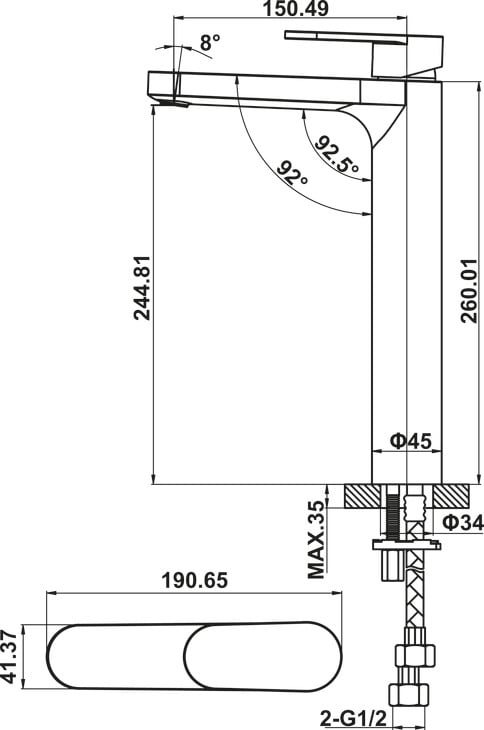 Basin mixer tall 245 Hafele 589.69.113 - Basin mixer tall 245 Häfele 589.69.113 có gì đáng chú ý? Basin mixer tall 245 Hafele 589.69.113 - Basin mixer tall 245 Häfele 589.69.113 có gì đáng chú ý?