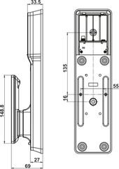 Khóa Điện Tử MP2503B Hafele 912.21.046 ảnh 4