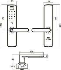 DDL seven ML2503B black Hafele 499.21.234 ảnh 4