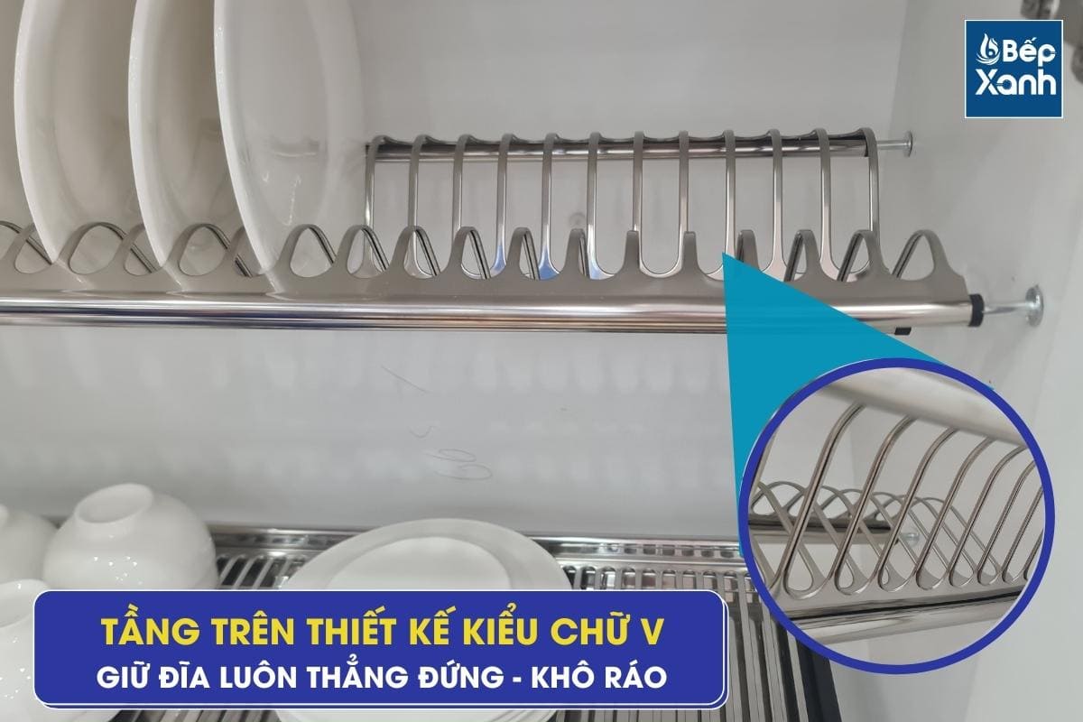 Giá bát cố định Eurogold EU01060 - Inox 201, 60cm – ảnh 3