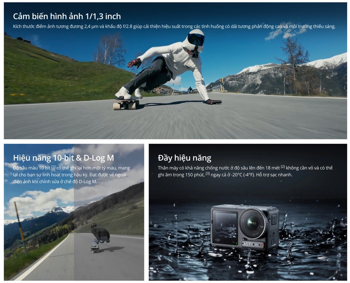 Camera Dji Osmo Action 4 Standard Combo – ảnh 7