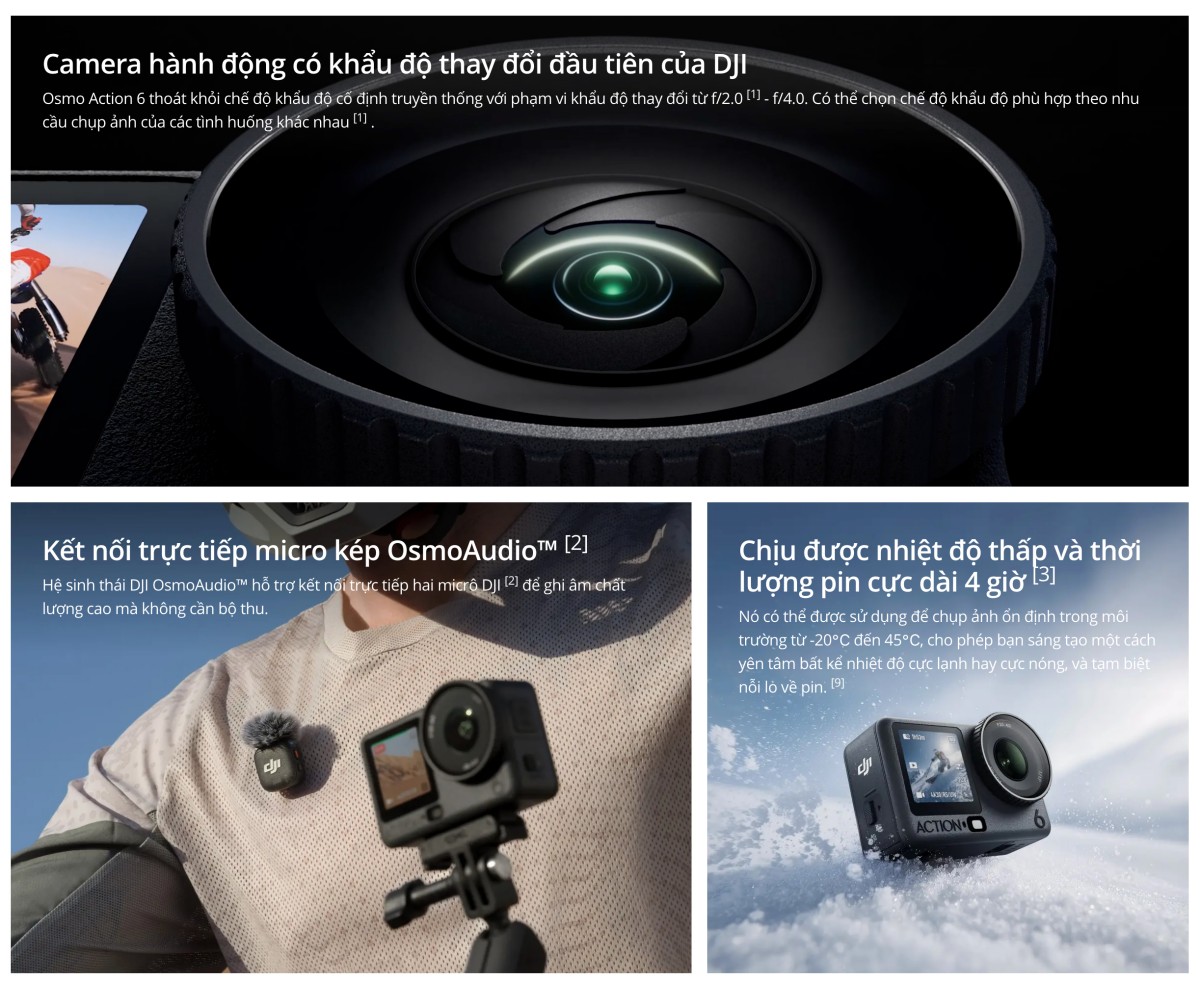 Camera Dji Osmo Action 6 Adventure Combo – ảnh 8