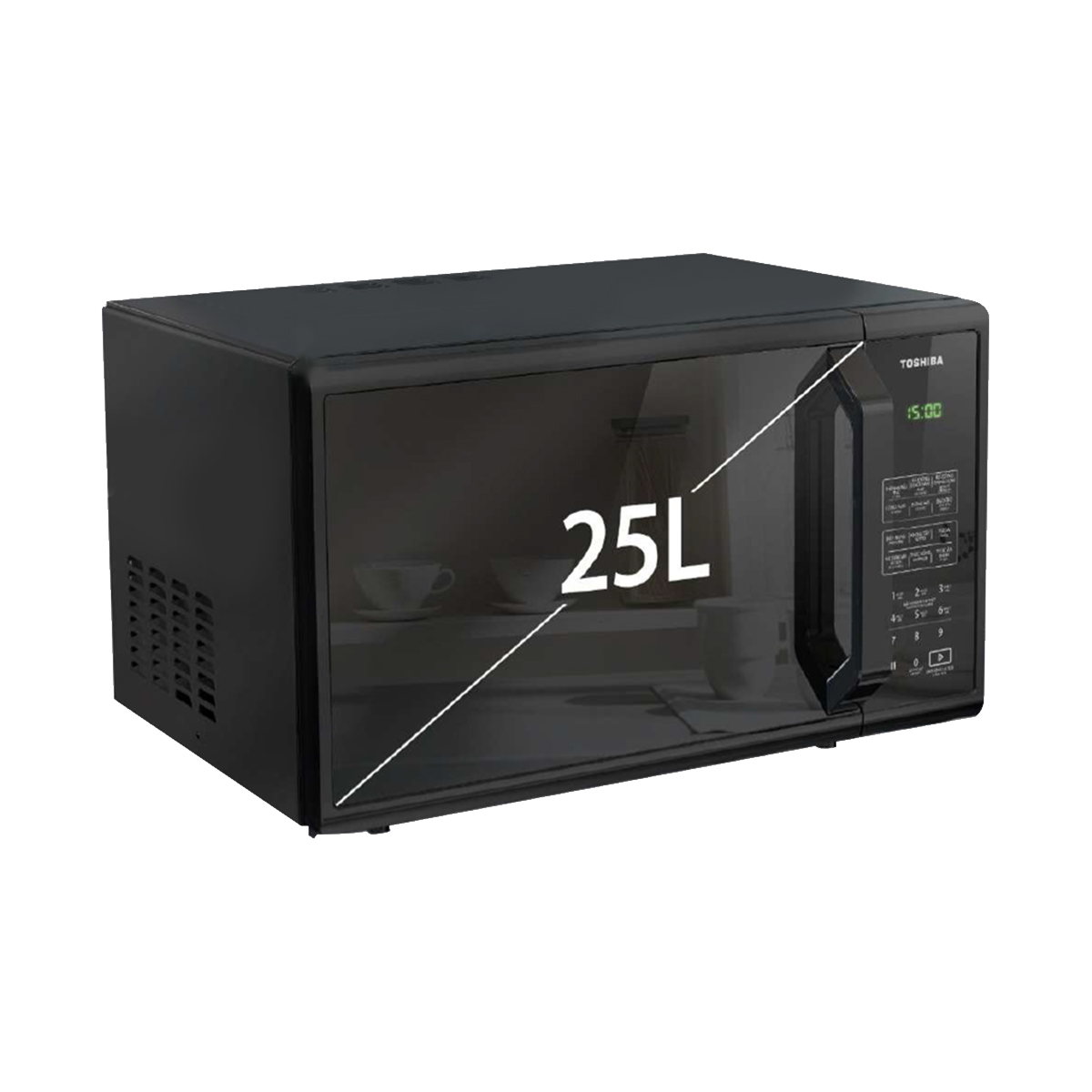Lò Vi Sóng Điện Tử Toshiba MM-EM25PE(BM) – ảnh 3