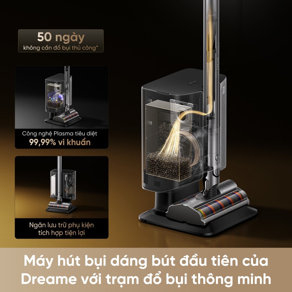 Máy hút bụi cầm tay không dây Dreame AIR Station – ảnh 2