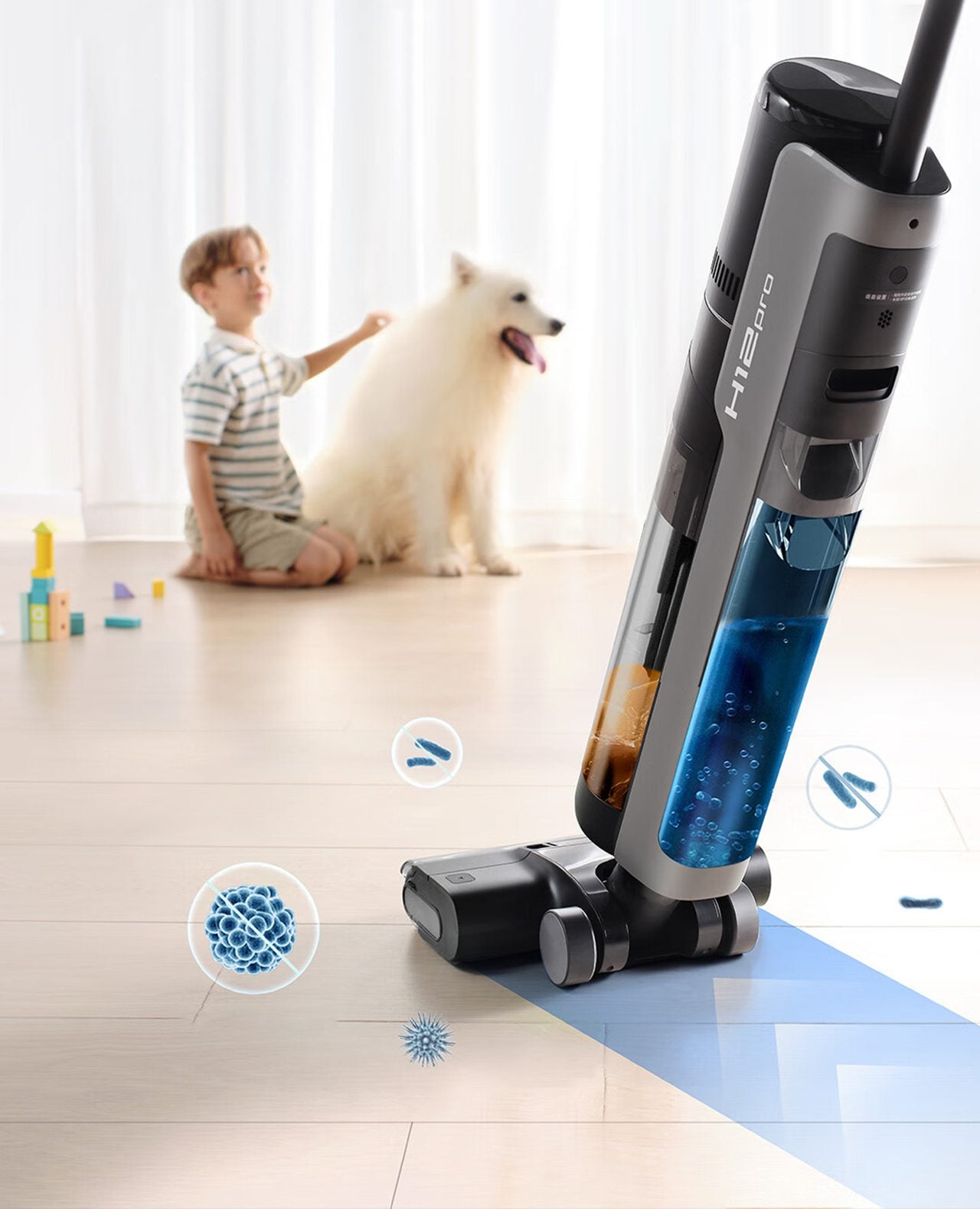 Máy hút bụi lau nhà Dreame H12 PRO sấy khô con lăn bằng khí nóng – ảnh 7