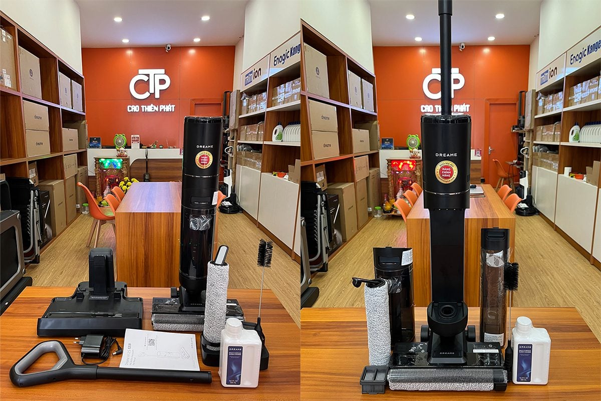 Máy hút bụi lau nhà Dreame H12S AE con lăn tràn viền 1 bên – ảnh 3